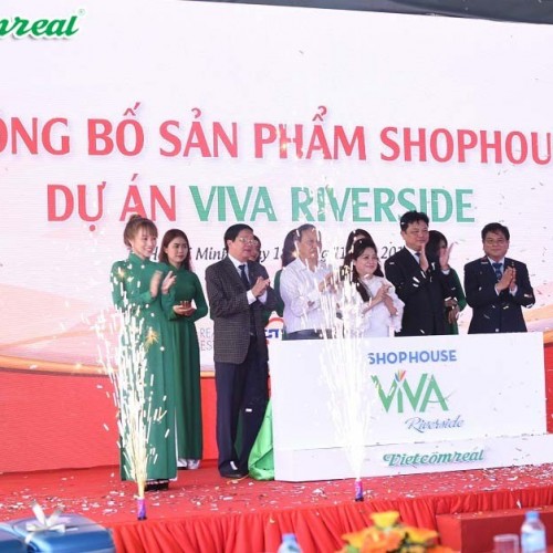 Vietcomreal ra mắt dòng sản phẩm Lô Thương Mại Viva Riverside